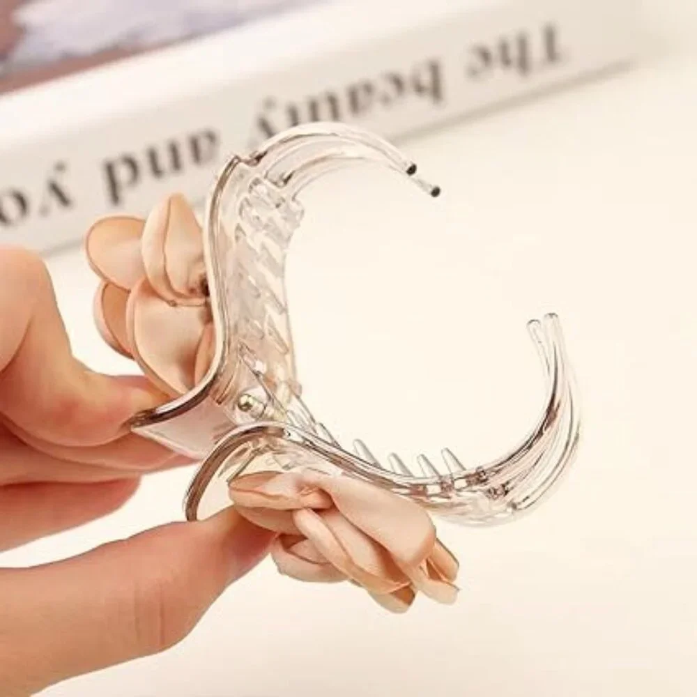 Roses Hair Claw Clips Set of 2